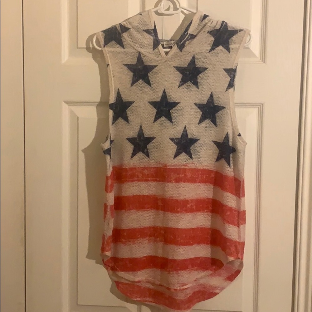 Sleeveless Flag Top